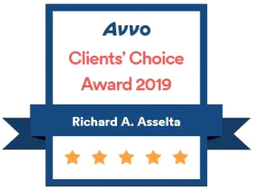 Avvo Clients' Choice Award 2019 | Richard A. Asselta | 5 Stars
